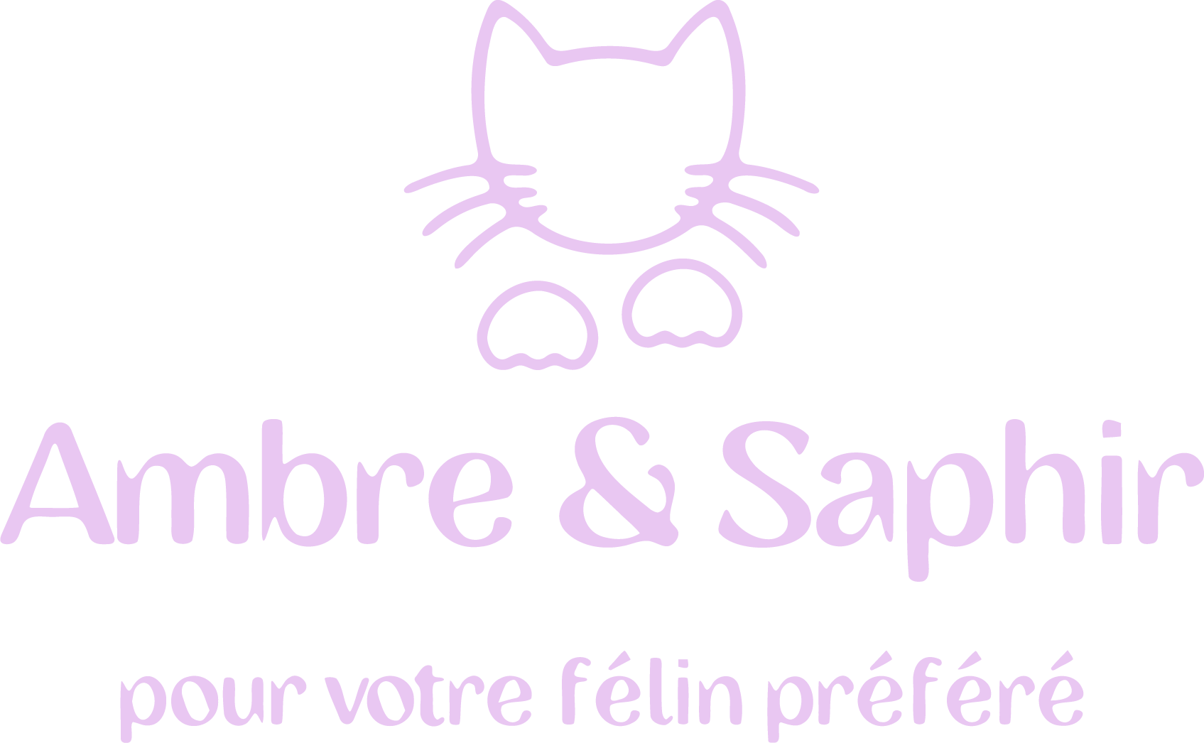 Logo de Ambre & Saphir, vente de panier pour chats en ligne